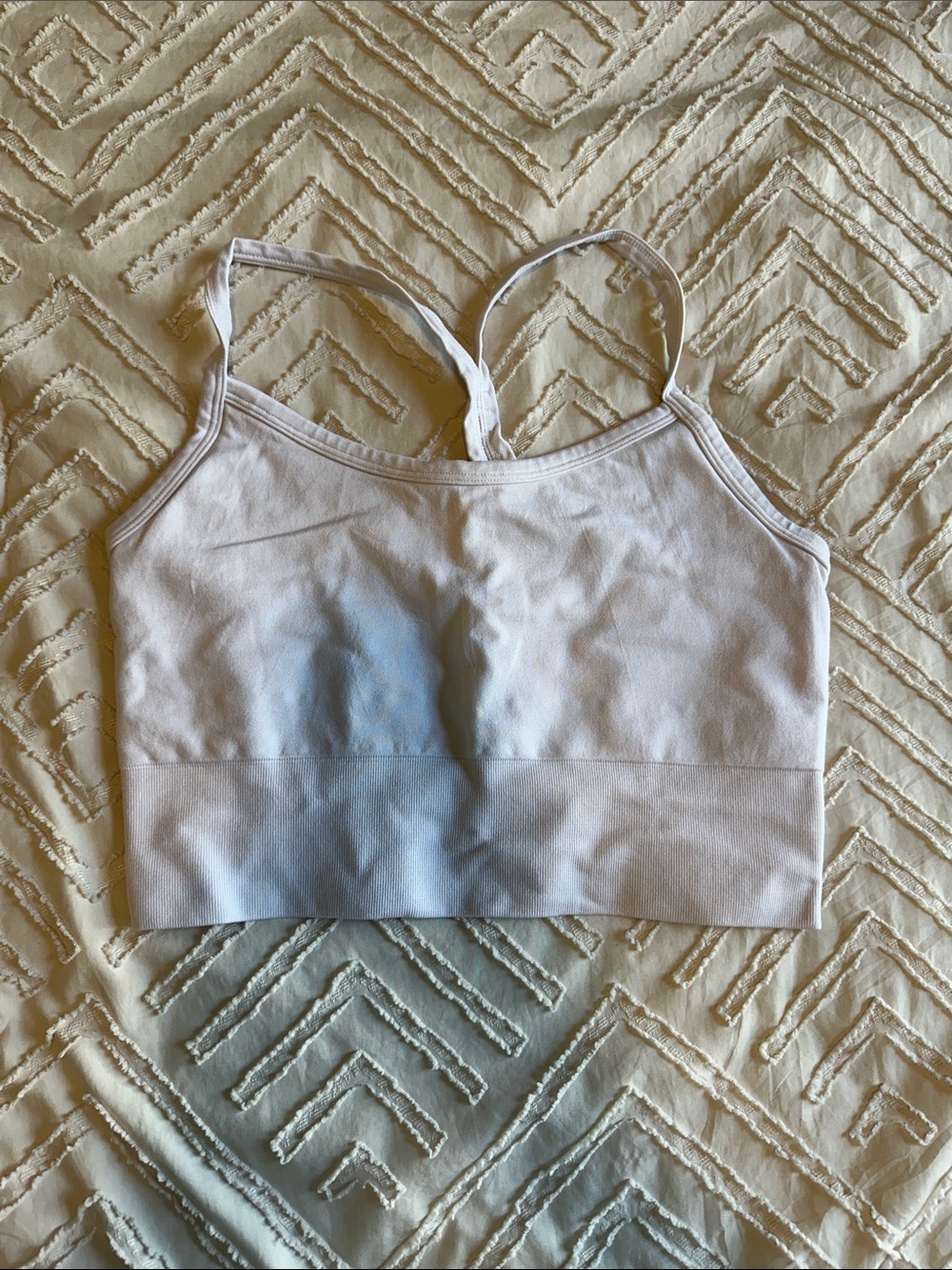 Women’s White Seamless Bralette - Comfortable Support
